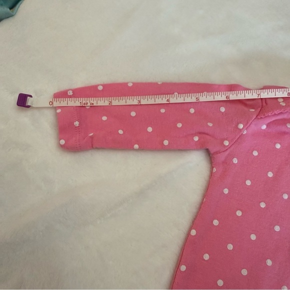 Carter's Pink and Orange Polka Dot Bodysuit Duo - Picture 6 of 8